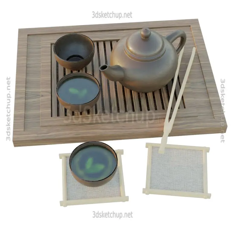 Teapot set / free sketchup model 193003278