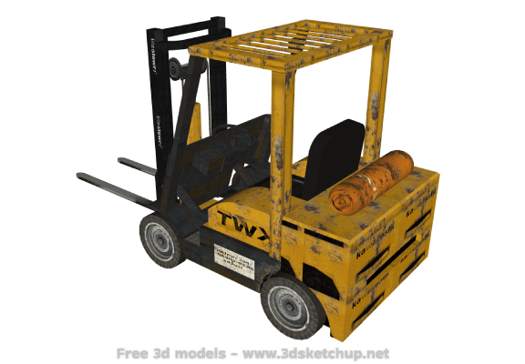 Forklift - free sketchup model 214503308
